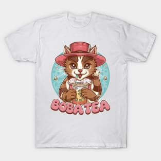 Cat Boba Tea T-Shirt